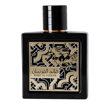 Lattafa Qaed Al Fursan - Oriental, Fruity, Fresh, Amber Wood - Eau de Parfum Long-Lasting Fragrance for Unisex, 3.40 Ounce / 100 ml