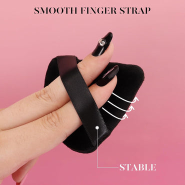 BEAKEY 12pcs Triangle Powder Puffs for Loose Powder & Foundation Makeup - Cart Shape