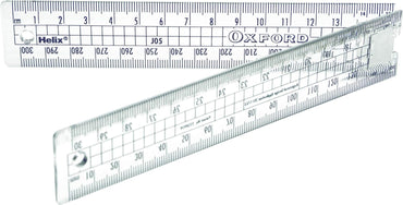 Helix Oxford 30cm Folding Ruler, Oxford Blue