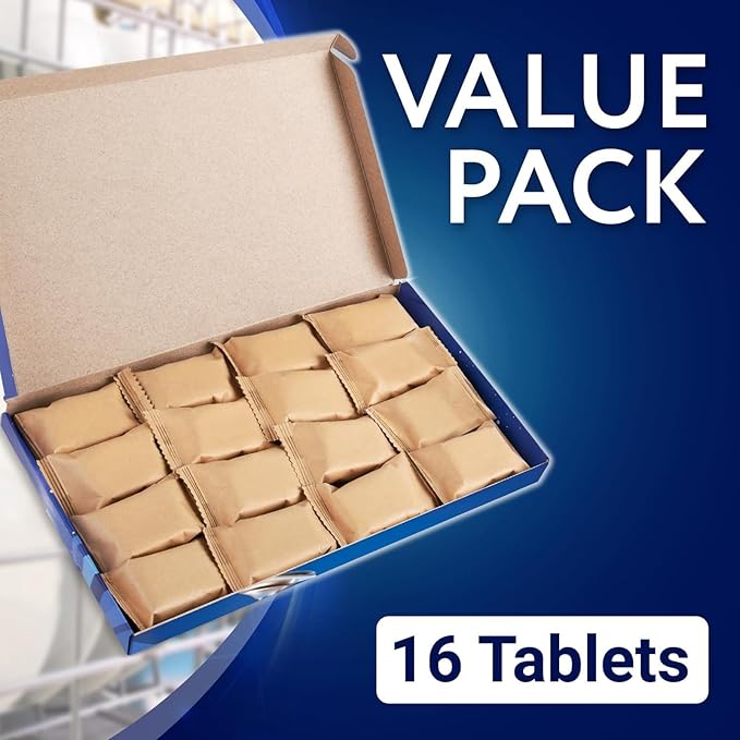 Impresa Dishwasher Cleaner and Deodorizer - 16 Tablets - Eliminates Limescale and Mineral Buildup - Removes Unwanted Odors - Compatible with Most Dishwashers - Fresh Scent - Dishwasher Pod Cleaner