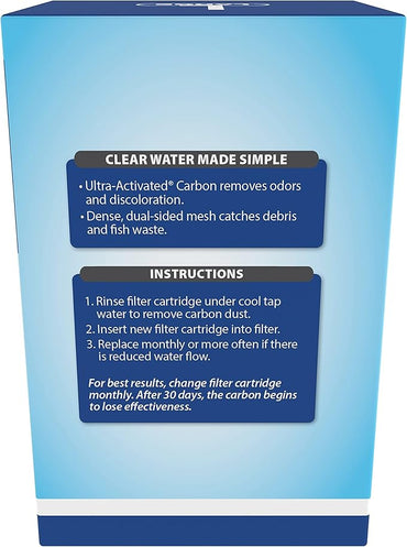 Tetra Whisper Bio-Bag Filter Cartridges For Aquariums - Ready To Use BLUE, Large, 3 Count (Pack of 1)