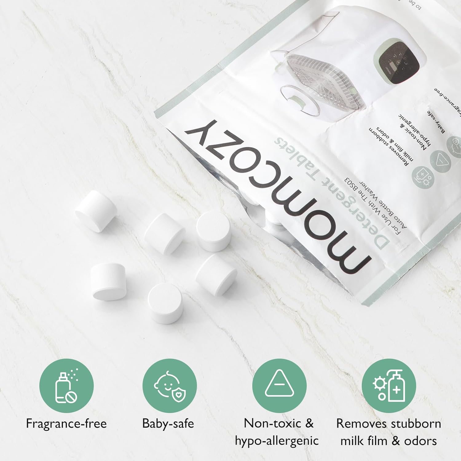 Momcozy detergent tablets