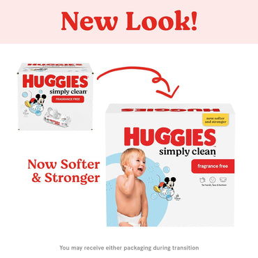 Huggies Simply Clean Baby Wipes, Unscented – 704 Wipes (11 Flip-Top Packs), Sensitive Skin Safe