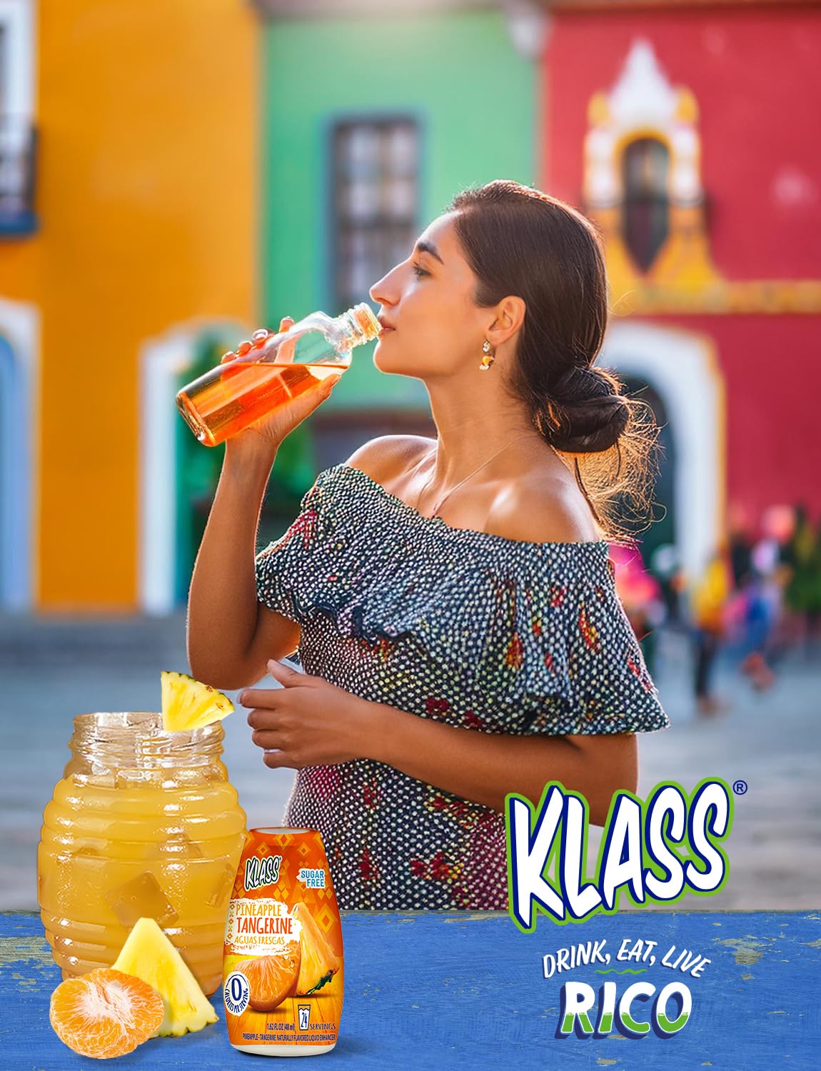 Klass Aguas Frescas Water Enhancers Variety Pack 1.62 ounces (Pack of 4, Makes 24 servings each))