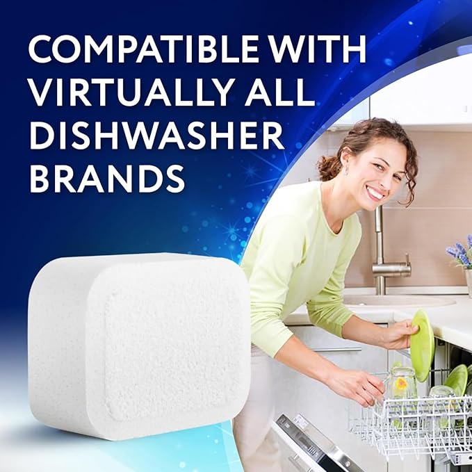 Impresa Dishwasher Cleaner and Deodorizer - 16 Tablets - Eliminates Limescale and Mineral Buildup - Removes Unwanted Odors - Compatible with Most Dishwashers - Fresh Scent - Dishwasher Pod Cleaner