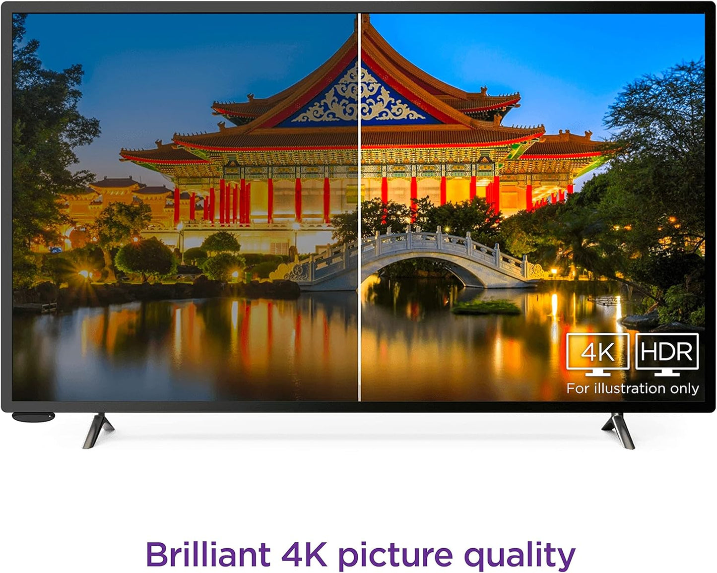 Roku Express 4K+ | Roku Streaming Device 4K/HDR with Voice Remote, Free & Live TV