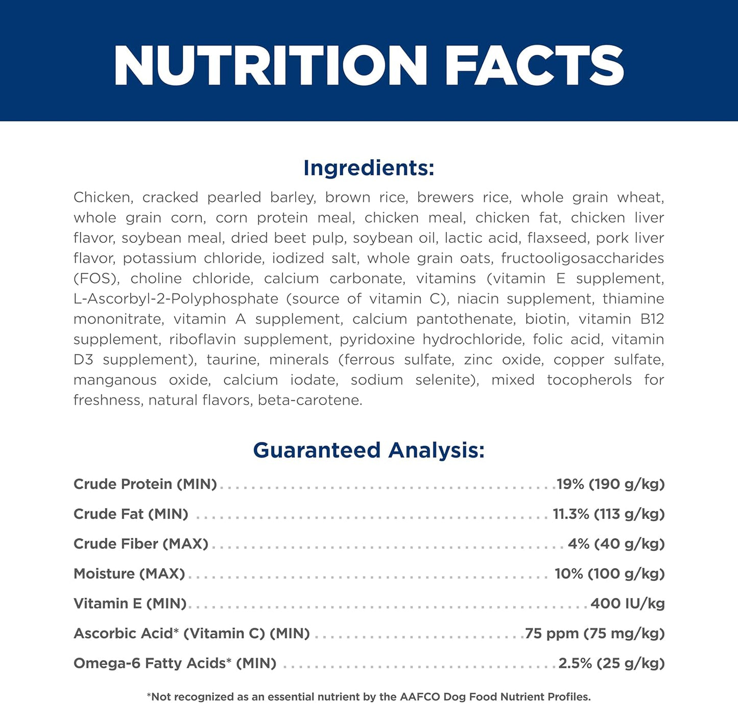Hill's Science Diet Adult 1-6, Adult 1-6 Premium Nutrition, Dry Dog Food, Chicken & Barley, 5 lb Bag - Cart Shape