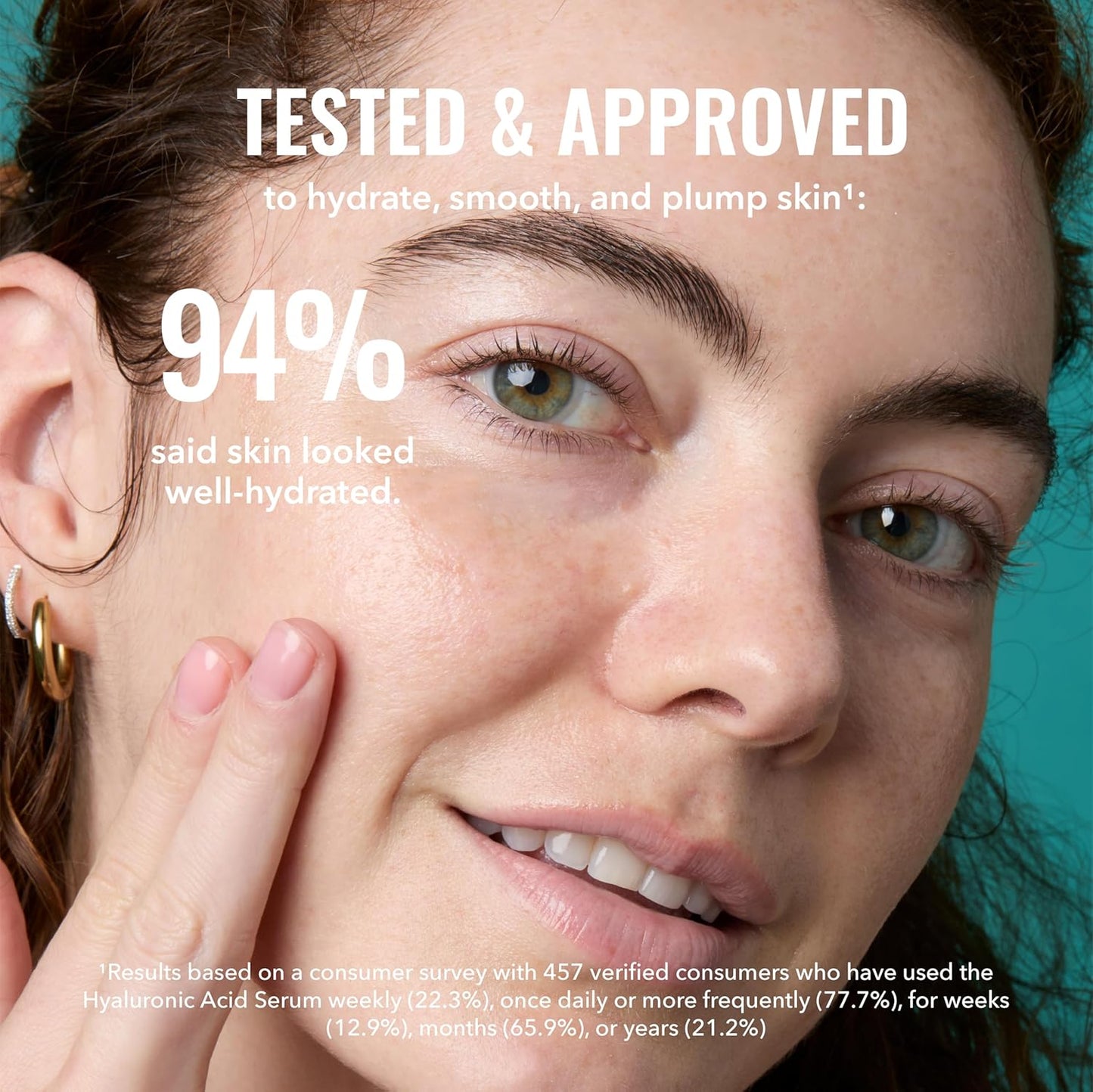 Good Molecules Hyaluronic Acid Serum - 1% Hyaluronic Acid Non-greasy Ultra Hydrating Serum, Facial Moisturizer for Plumper Skin, Skin Care for Face