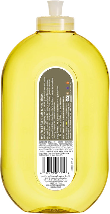 Method Multipurpose, Floor Liquid Cleaner, Gently Cleans and Shines, Fresh and Vibrant Lemon And Ginger Scent, Pack of 3, 739ml