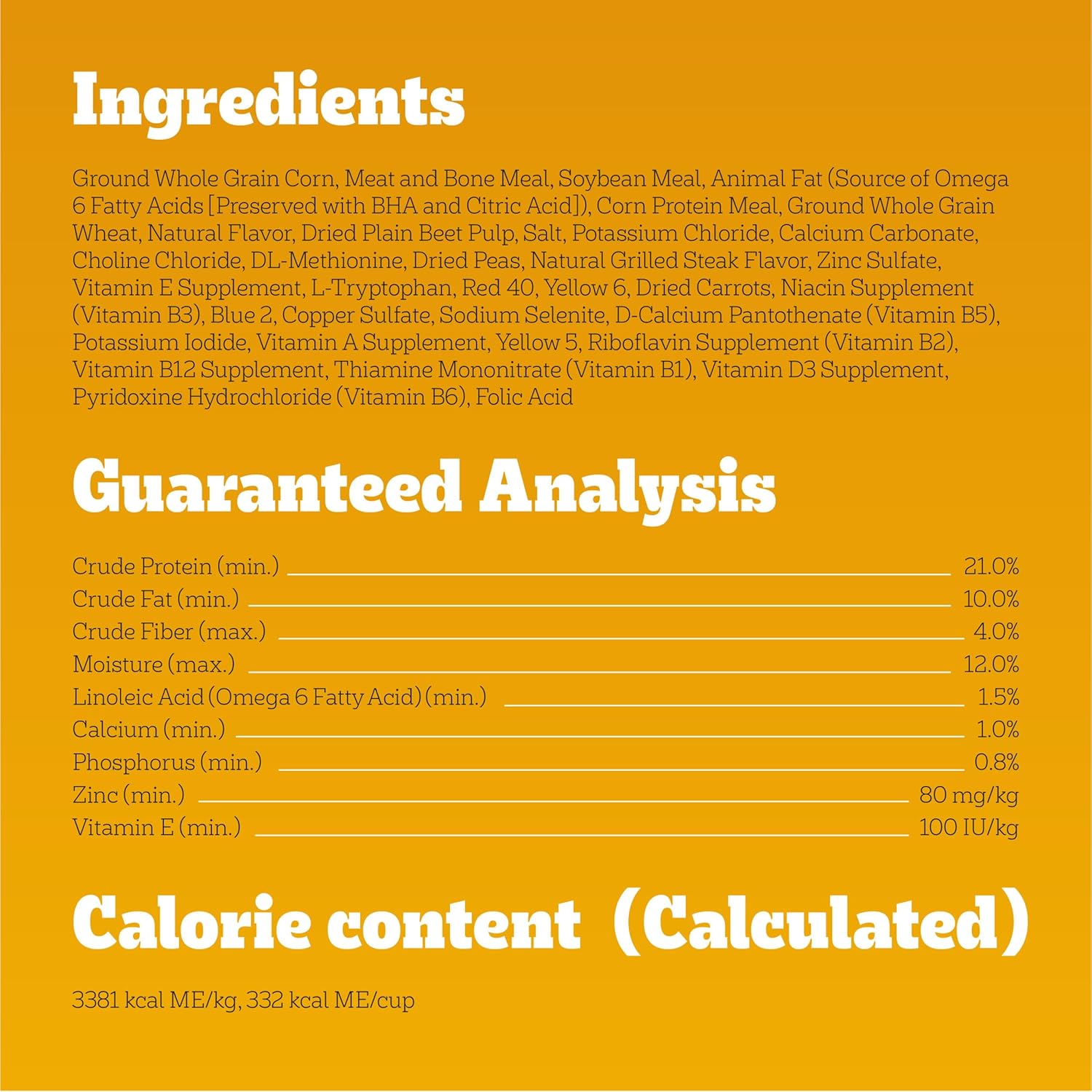 Pedigree Complete Nutrition Adult Dry Dog Food, Grilled Steak & Vegetable Flavor, 18 lb. Bag - Cart Shape