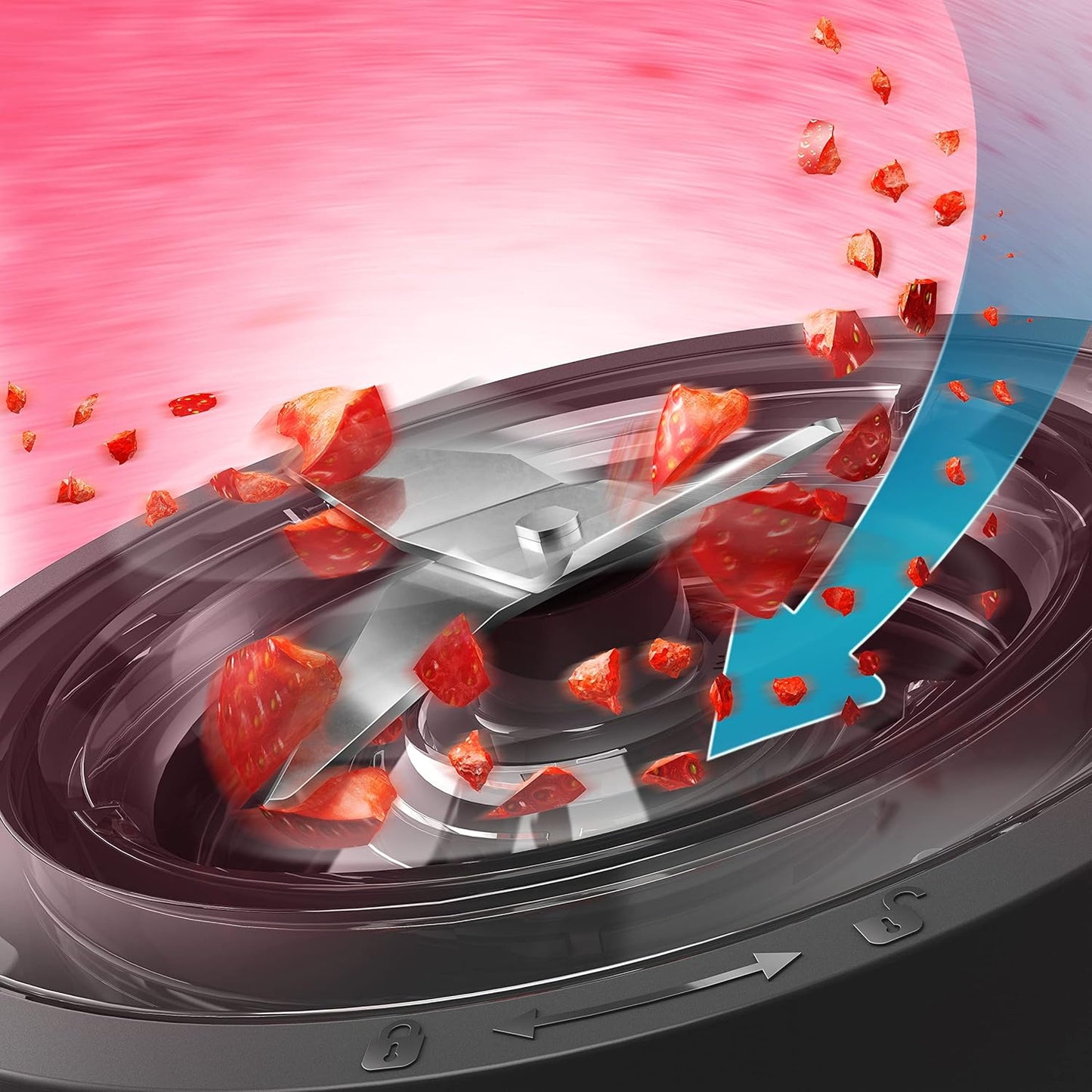 Philips Blender 3000 Series, ProBlend System, 1.9L Maximum Capacity, 1L Effective Capacity, 450W, 1 Speed Setting + Pulse, Plastic Jar, Black, (HR2041/01), Smooth blends with no lumps in 45 seconds