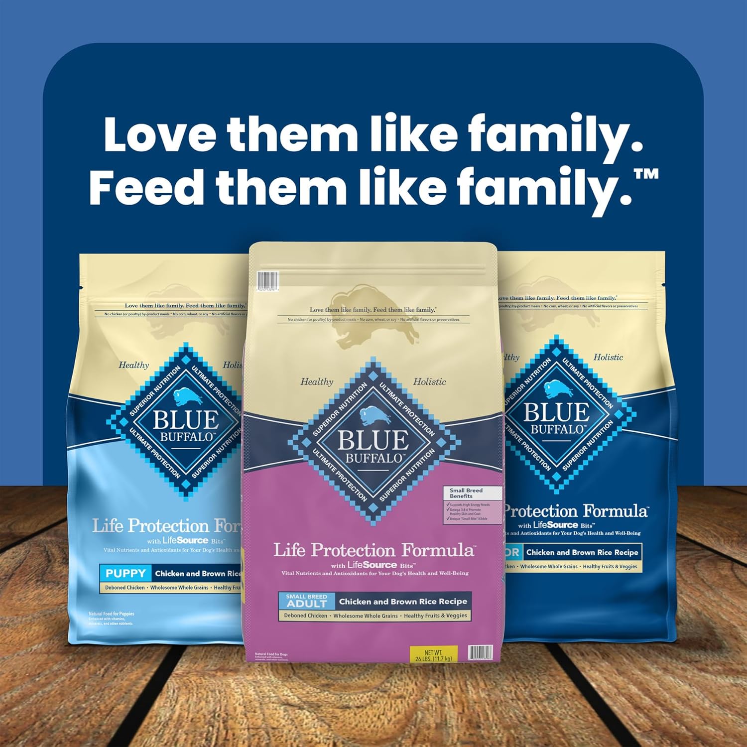 Blue Buffalo Life Protection Formula Adult Small Breed Dry Dog Food, Supports High Energy Needs, Made with Natural Ingredients, Chicken & Brown Rice Recipe, 5-lb. Bag - Cart Shape