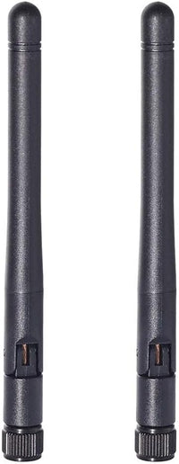 Bingfu Dual Band WiFi 2.4GHz 5GHz 5.8GHz 3dBi MIMO RP-SMA Male Antenna (2-Pack) for WiFi Router Wireless Network Card USB Adapter Security IP Camera Video Surveillance Monitor