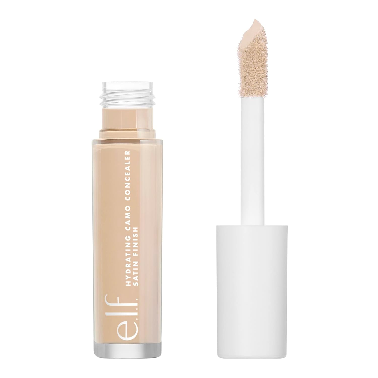 e.l.f. Hydrating Camo Concealer, Full Coverage, Satin Finish, Vegan, Light Sand - Cart Shape