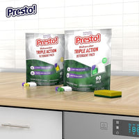 Presto! Triple Action Dishwasher Pacs, Anti-spotting, Fresh Scent, 70 Count