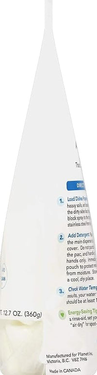 Planet Automatic Free & Clear Dishwasher Pacs, 12.7 Ounce