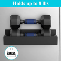 Metal 4 Pack Magnetic Spice Storage Rack Organizer for Refrigerator and Oven, Black Fridge Organizers and Storage