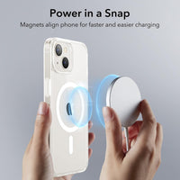 ESR Case for iPhone 14/iPhone 13, Compatible with MagSafe, Classic Hybrid Magnetic Mobile Phone Case iPhone 14/13 Case, Military Standard, Drop Protection, Scratch-Resistant Back, Clear