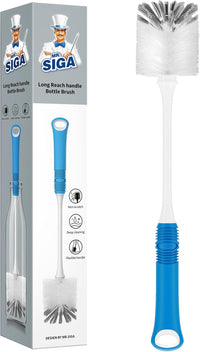 MR.SIGA Long Handle Bottle Brush, Bottle Cleaner Brush Head Size 5.5centimeter(2.2inch)