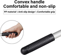 Windshield Cleaning Tool, Car Window Cleaner with 4 Washable Reusable Microfiber Pads, Extendable Long Handle Glass Wiper Cleaning Kit, Auto Accessories Universal for Office and Home (Green)