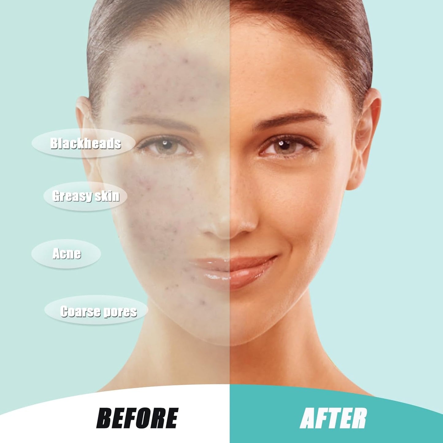 Face Towels, 10"×12" Disposable Face Towel, Face Towelettes XL, Ultra Soft Makeup Remover Dry Wipes, Thick Face Towel for Sensitive Skin, 50 Count (1 Pack)