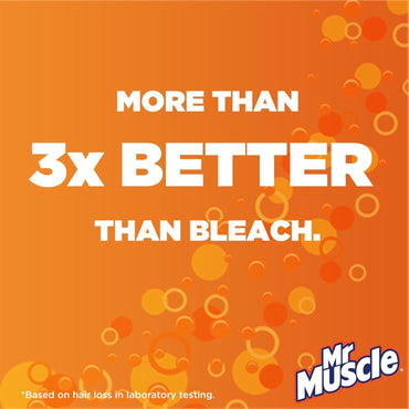 Mr Muscle Drain Unblocker, Sink & Drain Cleaner, Heavy Duty Drain Gel, 2 x 500 ml