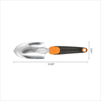 Fiskars Ergo Garden Trowel for Digging and Planting, Heavy Duty Gardening Hand Tool with Hanging Hole - Cart Shape