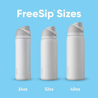 Owala FreeSip Insulated Stainless Steel Water Bottle with Straw, BPA-Free Sports Water Bottle, Great for Travel, 24 Oz, Denim