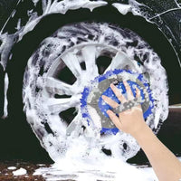 Wontolf 62'' Car Wash Brush Kit with Long Handle, Chenille Microfiber Car Wash Mop Mitt Scratch-Free Car Detailing Cleaning Brush Care Kit Car Cleaning Supplies for Cars RV Truck Boat