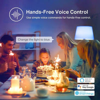 Kasa Smart Light Bulbs, Full Color Changing Dimmable Smart WiFi Bulbs Compatible with Alexa and Google Home, A19, 9W 800 Lumens,2.4Ghz only, No Hub Required, 4 Count (Pack of 1), Multicolor (KL125P4)