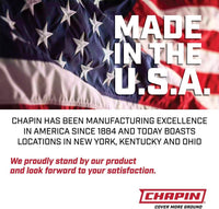 Chapin 20000 Made in USA 1 -Gallon Lawn and Garden Pump Pressured Sprayer, for Spraying Plants, Garden Watering, Weeds and Pests, Polypropylene, Translucent White - Cart Shape