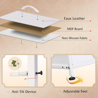 WLIVE White Dresser TV Stand for 45, 50, 55 inch TV, Entertainment Center with LED Lights & Charging Station, Chest of Drawers with 8 Fabric Drawers and Open Shelves for Living Room, Hallway, Wood Top