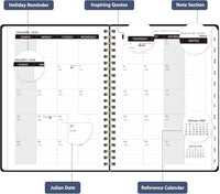 2026 Planner, Weekly and Monthly Calendar Academic Planner, Jan 2026 - Dec 2026, Planning Agenda Book for Desk Accessories and School Supplies - A5 (6.3'' x 8.5'')