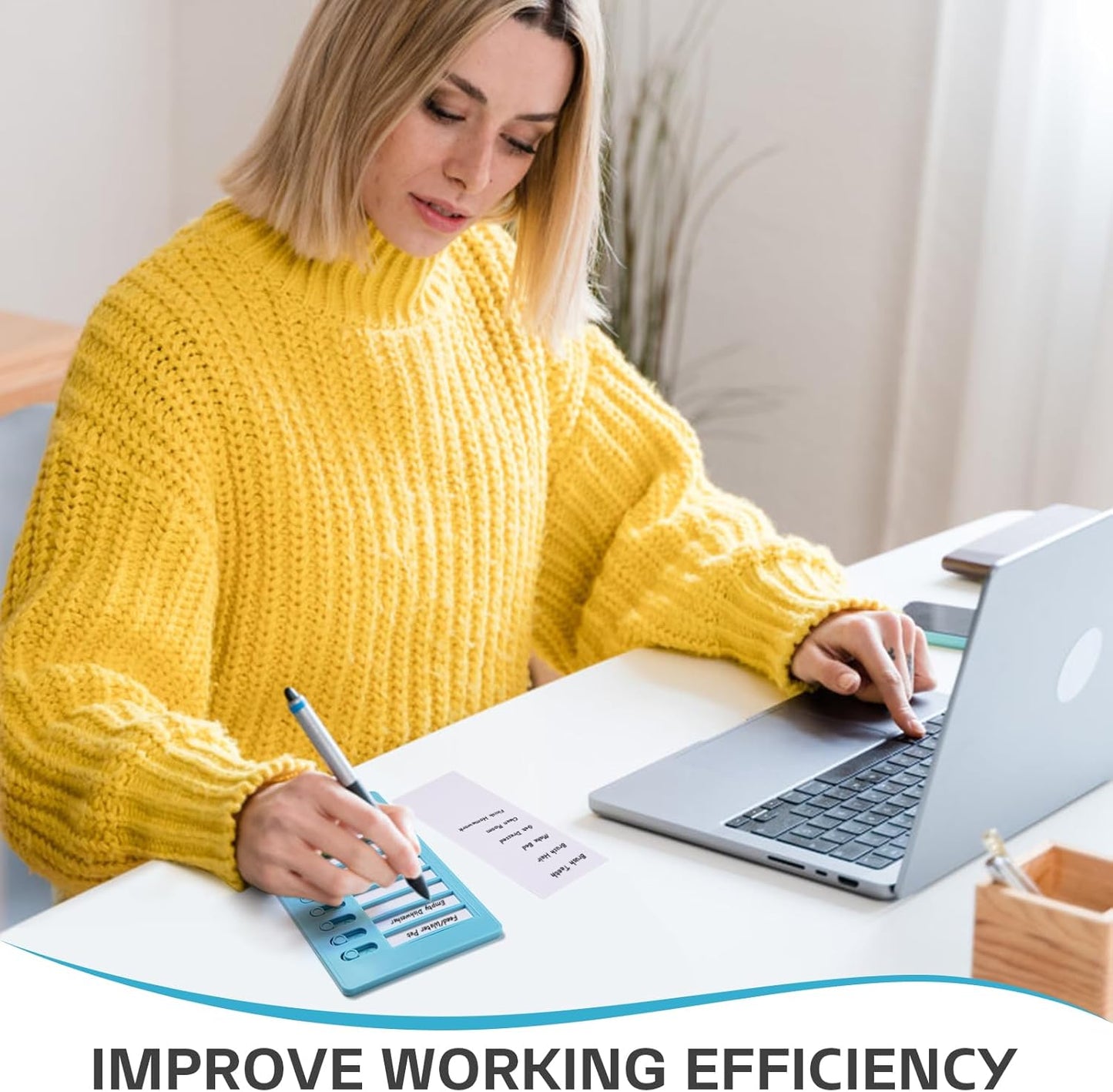 Aleric 4 Pieces Chores Chart for Kids Chore Chart, Sliding Routine Chart to Do List, My Chores RV Checklist Task Planning Board for Kids and Adults, ADHD Tools Routine Visual Schedule Reminder