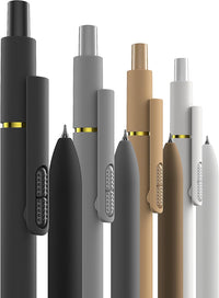 8 Pcs Gel Pens - 0.7mm Fine Point Smooth Writing Black Ink, Quick-Dry Long Lasting Fidge Pens, School & Office Supplies for Men Women