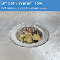 2 Pcs Sink Strainer for Most Kitchen Sink Drain Basket, Upgraded Double-Layer Safe Design Kitchen Sink Strainer (Outer Diameter 4.5 Inch)
