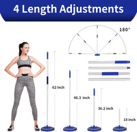 Wontolf 62'' Car Wash Brush Kit with Long Handle, Chenille Microfiber Car Wash Mop Mitt Scratch-Free Car Detailing Cleaning Brush Care Kit Car Cleaning Supplies for Cars RV Truck Boat