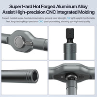 24 in 1 Magnetic Screwdriver Set, DIY Ratchet Mini Removable Self-Assembly Precision Screwdriver Tool Kit, Magnetic DIY Precision Tool Kit with Variety Head Styles for PC/Mobile/Watch/Bicycle