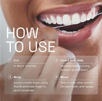 REACH Waxed Dental Floss, Mint, Plaque Remover for Teeth, Shred Resistant, Floss Slides Smoothly, Easy to Use, Waxed, Deep Cleaning Teeth, Oral Care, PFAS Free, for Adults & Kids, 1 Pack, 55 yd