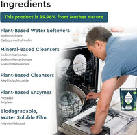 Puracy Dishwasher Pods, Natural Dishwasher Detergent, Free & Clear Dish tabs - Enzyme-Powered, Spot & Residue Free - TikTok Trend Items, Must Haves from TikTok Made Me Buy It (Free & Clear, 50 Count)