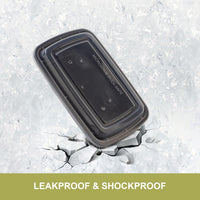 15 Pack- Meal Prep Containers 32oz, Plastic Food Prep Containers Reusable, Leakproof To Go Food Containers with Lids, BPA-Free, Microwave/Dishwasher/Freezer Safe