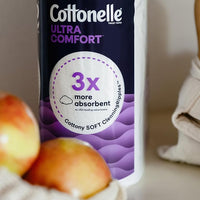 Cottonelle Ultra Comfort Toilet Paper, Strong Toilet Tissue, 9 Mega Rolls