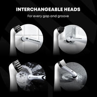 SONICSCRUBBER SonicScrubbers Sonic Scrubber Oscillating Cleaning Tool for the Kitchen and Bathroom, Grout, White