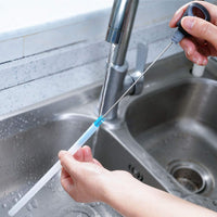 2-in-1 Bottle Brush with Straw Brush, Long Handle Water Bottle Scrubbing Brush, Built for Cleaning Sport Bottles, Baby Bottles, Water Bottles, Coffee Mugs, Wine Decanters, Flask, 1 Pack