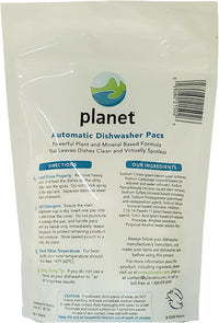 Planet Automatic Free & Clear Dishwasher Pacs, 12.7 Ounce