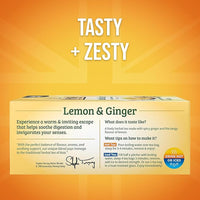 Twinings of London Flavoured Herbal Tea Lemon & Ginger 100 pckts - Cart Shape