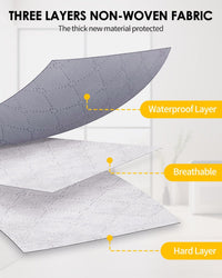 KALAHOL 90L Large Capacity Clothes Storage Bags with Zips, Storage Boxes with Lids, Reinforced Handle, Foldable, Thick Fabric, for Comforters, Clothes, Blankets, Bedding, 4 Pack, Dark Grey