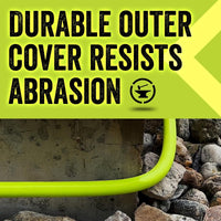 Flexzilla Garden Hose 5/8 in. x 50 ft, Heavy Duty, Lightweight, Durable, ZillaGreen - HFZG550YW-E - Cart Shape