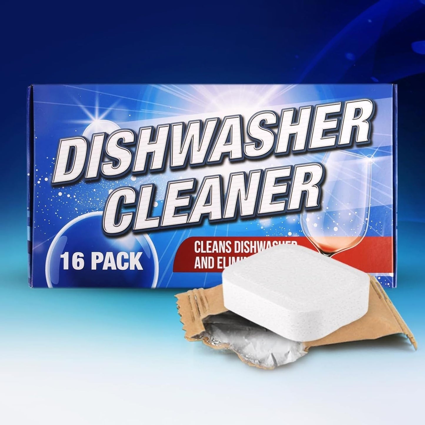 Impresa Dishwasher Cleaner and Deodorizer - 16 Tablets - Eliminates Limescale and Mineral Buildup - Removes Unwanted Odors - Compatible with Most Dishwashers - Fresh Scent - Dishwasher Pod Cleaner