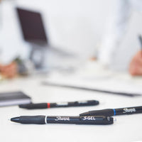Sharpie S-Gel | Gel Pens | Medium Point (0.7mm) | Black Ink | 3 Count
